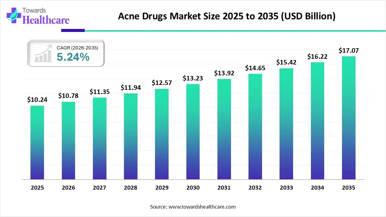Acne Drugs Market Size 2025 to 2035 Acne Drugs Market Trends and Growth (2026)