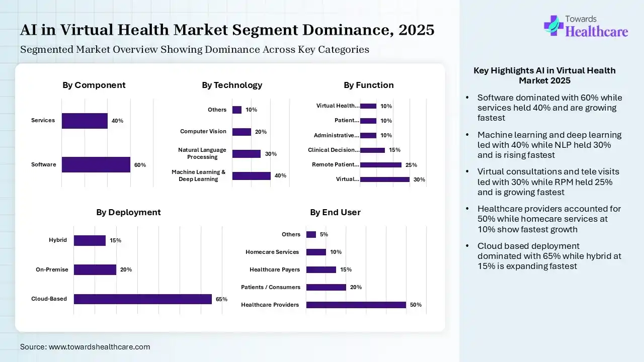 AI in Virtual Health Market Segmentation AI in Virtual Health Market Segmentation