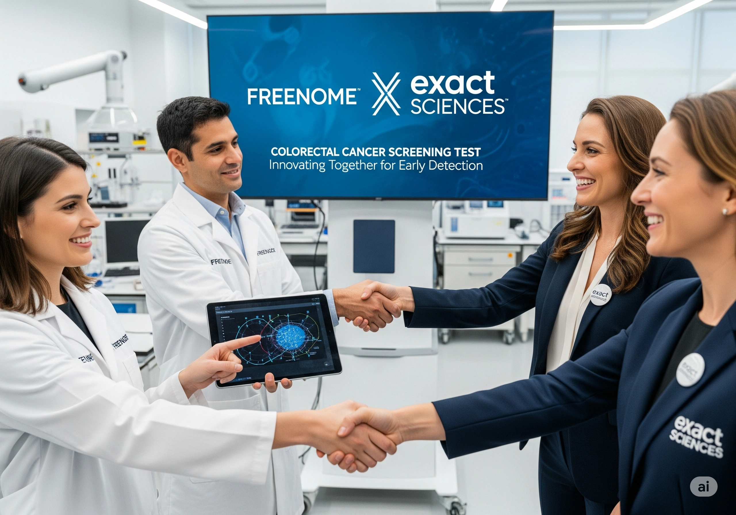 Freenome and Exact Sciences collaborate on new colorectal cancer screening blood test