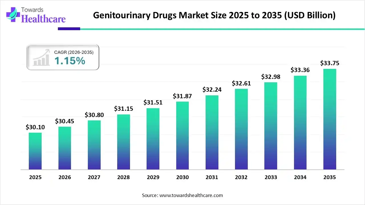 Genitourinary Drugs Market Size 2025 to 2035 Genitourinary Drugs Market Trends and Growth (2026)
