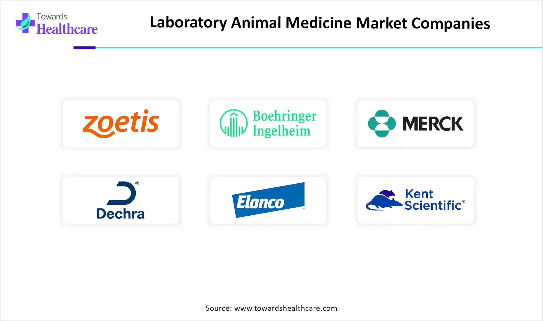 Laboratory Animal Medicine Market Companies are Zoetis Services LLC, Merck & Co., Inc., Dechra, Elanco Animal Health, Kent Scientific Corporation