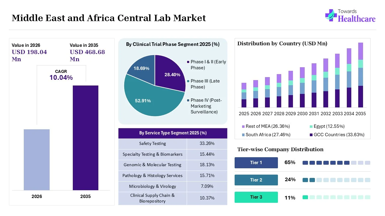 Middle East and Africa Central Lab Market Overview