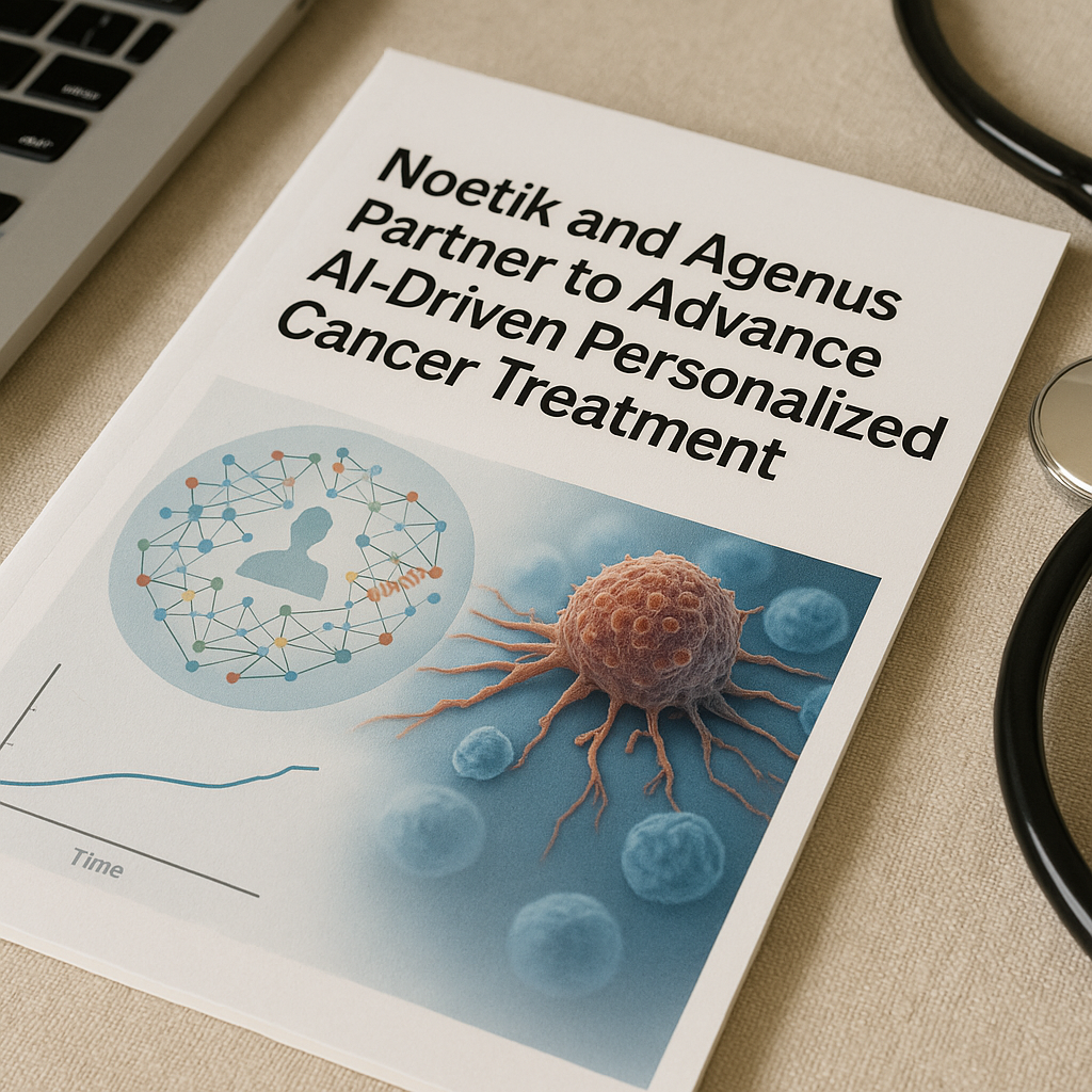 Noetik and Agenus Partner to Advance AI-Driven Personalized Cancer Treatment Noetik and Agenus Partner to Advance AI-Driven Personalized Cancer Treatment