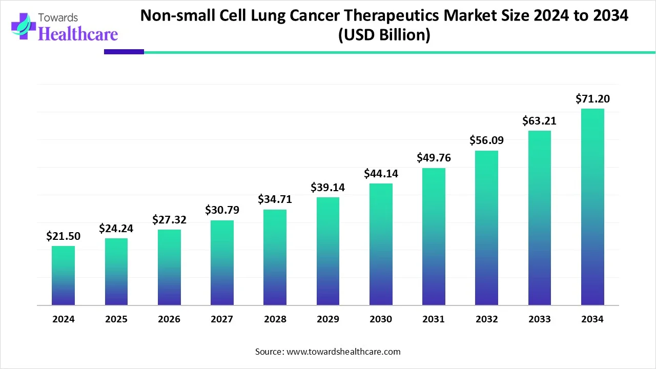 Non-small Cell Lung Cancer Therapeutics Market Size 2024 - 2034 Non-small Cell Lung Cancer Therapeutics Market Size 2024 - 2034